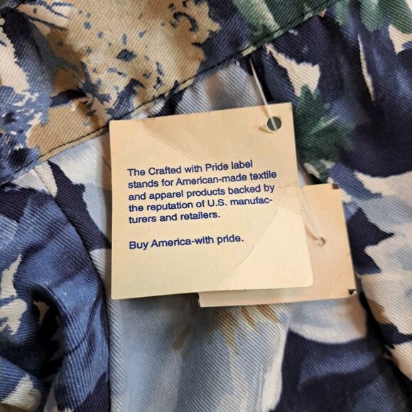 Paris Sport Club Floral Cotton Vintage Denim Skirt Size 12 - Picture 9 of 9